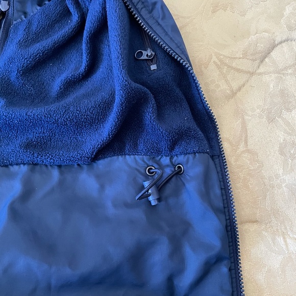 Columbia Sportwear Co Navy Blue dolman half fleece lining full zip jacket - Picture 13 of 17